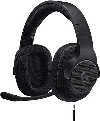 (Обновена) Жичен детска слушалки Logitech G433 7.1 слушалки с DTS - Черен