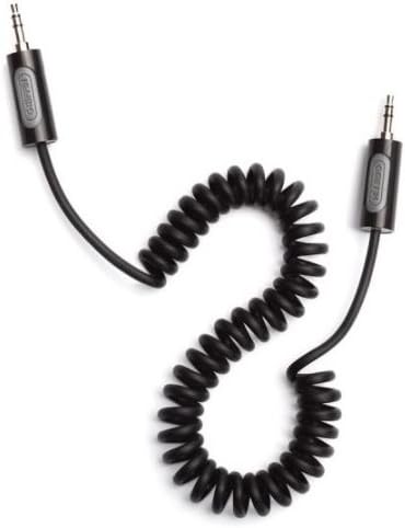 Griffin 6 фута Навити AUX аудио кабел, черно - Включете музикален плейър автомобилна стерео уредба
