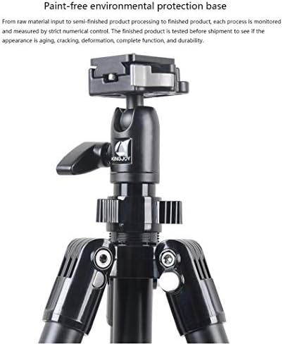 Статив за фотоапарат ZJDU, Професионален Видео Статив, за DSLR, Тежкотоварни Алуминиев Статив с топка глава на 360 градуса