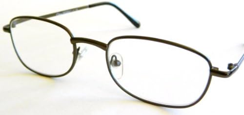 Foster Grant + Очила за четене в кафява метална рамка 1,75 инча в телени рамки - (30) + БЕЗПЛАТНА Кърпа за почистване