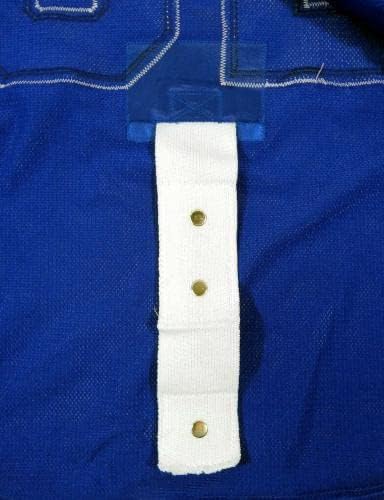 Сейнт Луис Блус Джеф Войвитка 29 Използвана в игра Синя риза DP12068 - Използваните В играта тениски НХЛ