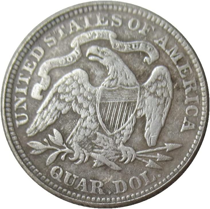 25 на Сто Флаг на САЩ 1866 г., сребърно покритие Копие на Възпоменателни монети