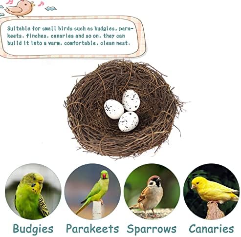 Bird ' s Nest от Ратан Hamiledyi, Натурална Хижа за Папагали Ръчно изработени, Уютно Място за Отдих, Градина,