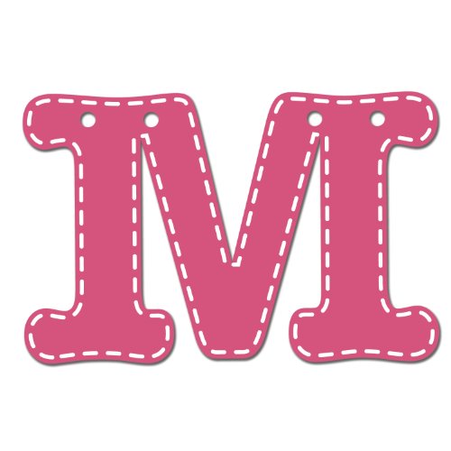 CoCaLo Mix & Match Розова подвесная буква, M
