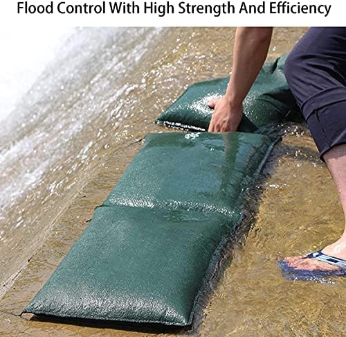 Платното торба с пясък за защита от наводнения QULACO, бариера за дъжд и Ураган, Торби за пясък, Без пясък, за Многократна употреба