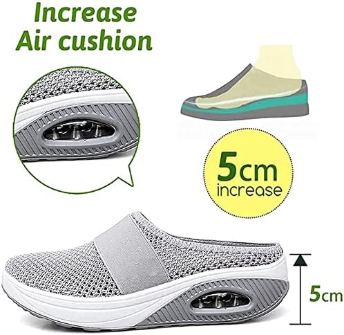2022 Обувки За ходене Без Закопчалка На Въздушна Възглавница, Ортопедични Обувки За ходене при Диабет, Дамски