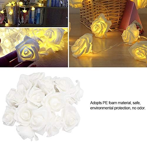 Dioche Led гирлянди от рози, 20 бр USB Гирлянди от Изкуствени цветя, Розови Приказни светлини за Сватбена украса в Деня на Свети