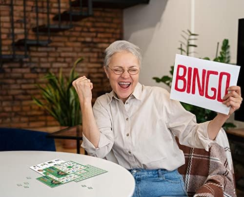 Карти за игра на бинго за къмпинг на 24 играча, Вечерни игра на бинго за възрастни, бебета, малки деца, за улицата, на
