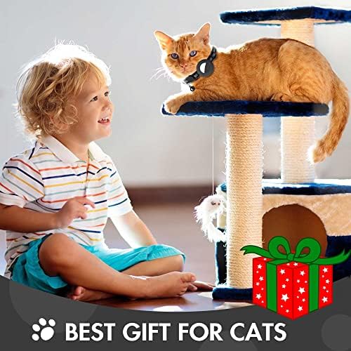 Нашийник за котки с въздушна маркирани Xcreando, Нашийник за котки с въздушна маркирани с камбана и защитна катарама