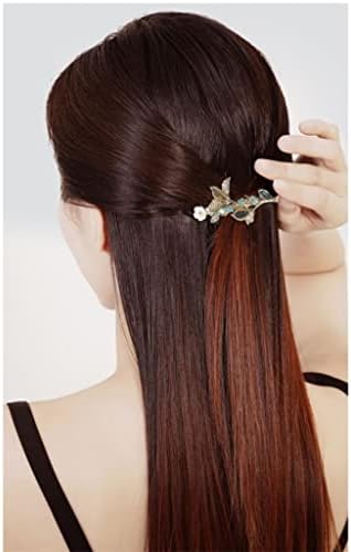 UXZDX Малка Шнола за Коса, Аксесоари за коса, Дамски Козината на гърба си, Козината-карта С кристали (Цвят: