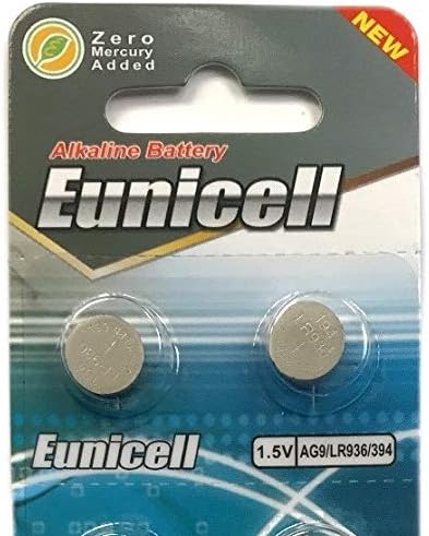 10 x Eunicell AG9/LR936/G9/SR936W 1,5 v алкални батерии Нова