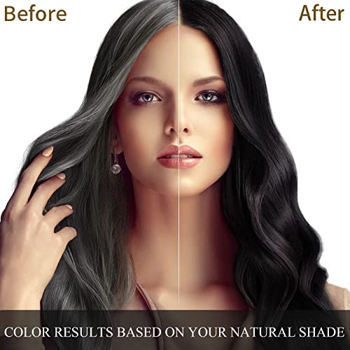 Шампоан за бързо боядисване на черна коса за жени MEIDU Hair Color Shampoo Grey Hair За мъже - Покриване на белите коси