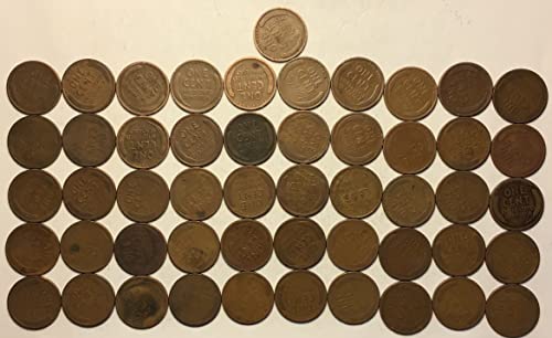 1923 Линкълн Пшеничен Цент, Пени Ролка 50 Монети Добър