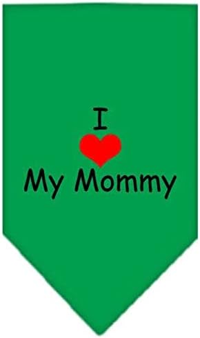 Mirage Pet Products Кърпа с Трафаретным принтом I Heart My Mommy за домашни любимци, Голяма, Светло розово