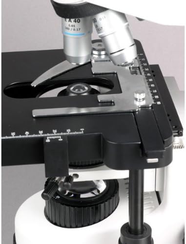 Част фазово-контрастен тринокулярный микроскоп AmScope T690C-PCT200-PL, 40X-2500-кратно увеличение, Сверхширокополосные