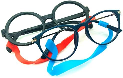 CKANDAY 4 опаковки противоскользящих ремъците за очила за Деца/възрастни с 4 Двойки ушни куки, на Притежателите