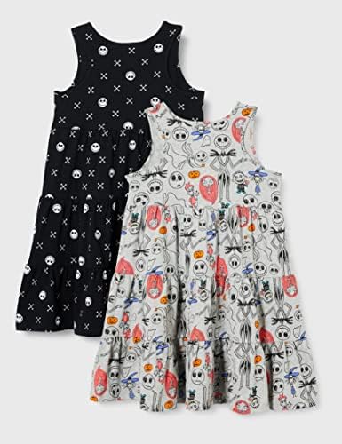 Crochet Подредени рокли без ръкави за момичета и деца с Петна Зеброй Disney | Marvel | Star-Wars | Frozen| Princess, комплект