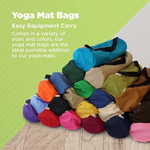 Чанти за постелки за йога Bean Продукти от различни цветове памук - 2 размера - Изберете големи за стандартни подложки