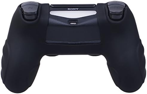 YoRHa Perfect Grip Без Мирис Силиконов Калъф за Sony PS4/slim/Pro Dualshock 4 Контролера x 1 (Черно) с дръжки