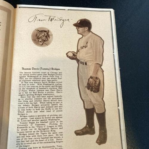 1934 Екипът на Детройт Тайгърс AL Champs Подписа програма Ханк Гринберга JSA COA - MLB С автограф Разни