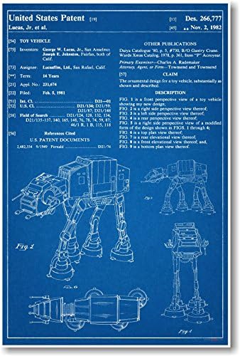 Патент НА Междузвездни войни AT-AT - Плакат с Изготвянето на НОВ Известния Изобретение