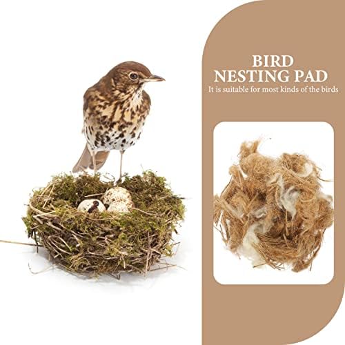 POPETPOP Bird Box 1 Пакет Подложка за гнездене на Птиците От влакна Люспи, Материал за Гнездене на Птици, Коробчатые Тампони