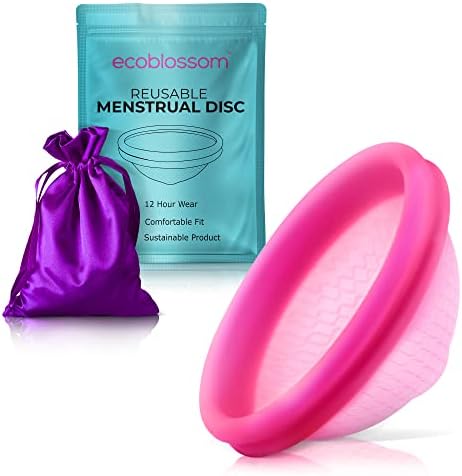 За многократна употреба Менструалния диск Ecoblossom - Малко Менструална чаша е Мек Менструалния диск за жени, изработени