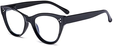 Очила за четене в стил Eyekepper Cateye за четене в големи размери и за жени - black +2,50