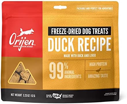 Деликатес за кучета ORIJEN, 2 опаковки Регионална Червена Патица Свободен начин на отглеждане, 1,5 мл