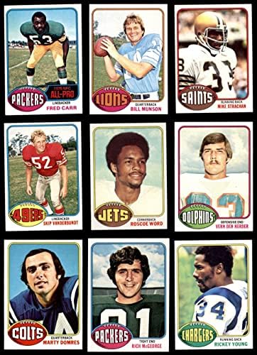 1976 Стартов пакет от 50 картички Topps Football /Лот (Футболен комплект) NM