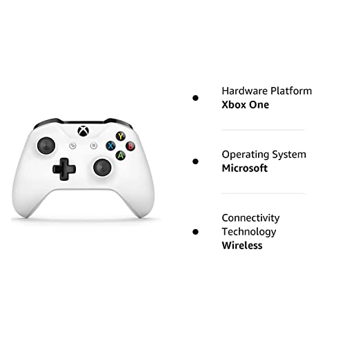 Безжичен гейм контролер на Microsoft Xbox One, Бяла (обновена)