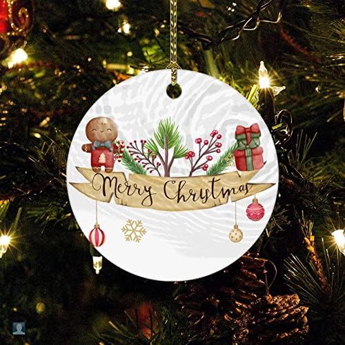 MerryXmas Коледно Дърво Ornaments2022 Коледно Дърво Камион Снежинки, Снежни Човеци Празнична Украса На Коледна Елха