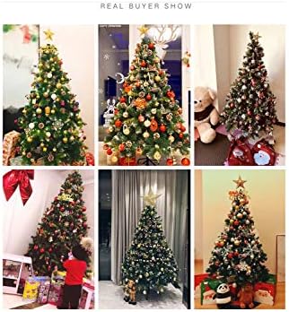 Коледната елха е Изкуствена Коледна Елха Пълна Елха Коледна декорация за вътрешна и външна употреба (Цвят: зелен,