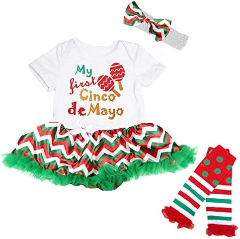Petitebella Първото Ми Детско рокля с Маракасами от Cinco De Mayo, Изолацията за краката Nb-18m