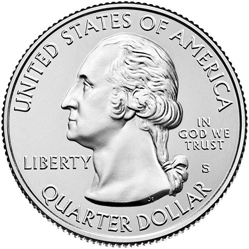 Монетен двор на САЩ 2020 Г., Покрит със защитно покритие, Високият Прерийно, Национален парк Канзас, NP Quarter