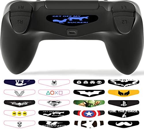 giZmoZ n gadgetZ 2X led бутони на контролера светлинна лента стикер-стикер за Playstation 4/Slim/Pro PS4 контролер DualShock