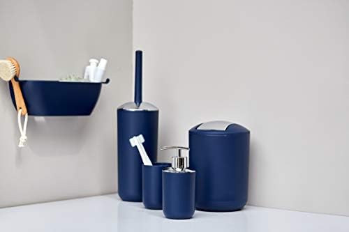 Набор от тоалетни четки WENKO Brasil, 10 x 10 x 37 см, Тъмно-синьо