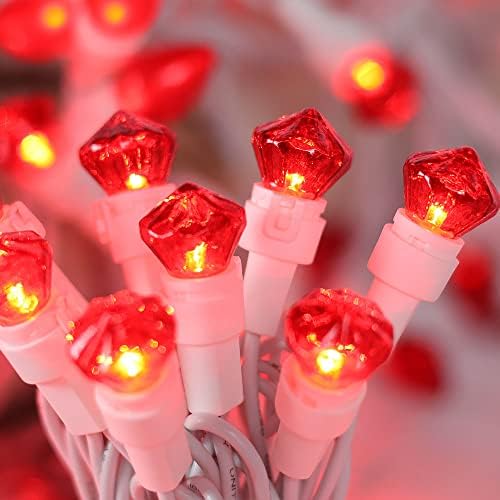 Solduce 50 LED на 13 Ден, Свети Валентин, Великден Пастелно Светлина Приказни Светлини Стъкло UL Сертифициран