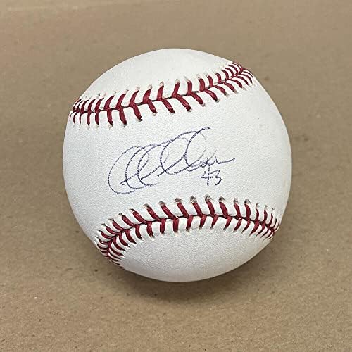 Джеф Нелсън 43 от Ню Йорк Янкис Подписа бейзболен автомобил OMLB с Голограммой B & E - Бейзболни топки с автографи