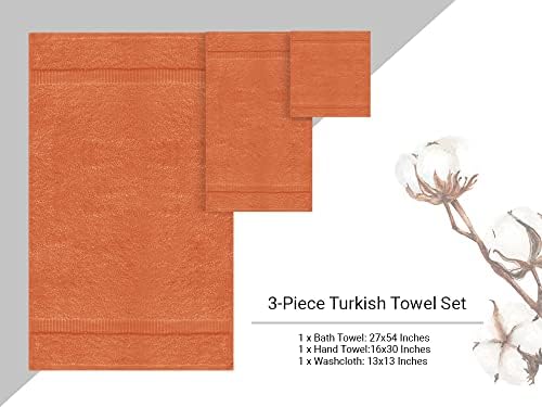 Кърпа Bazaar от турски памук Премиум-клас, Сверхмягкие и Абсорбиращи кърпи (Гъба от 4 части, коралов цвят)