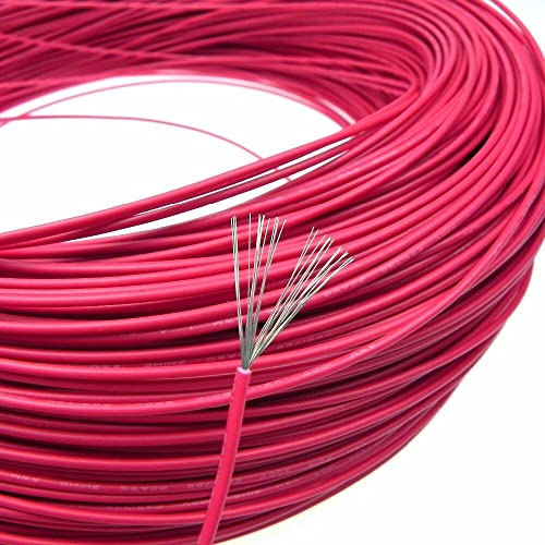 Електронен тел PVC UL1007 20AWG с дължина 2 метра (червен)