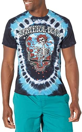 Течна Синя Мъжка тениска Grateful Dead Кради си Берту
