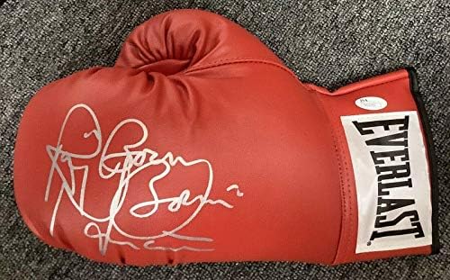 Боксови Ръкавици с автограф от Рей Бум-Бум Манчини Евърласт Autograph Lightweight HOF JSA - Боксови Ръкавици