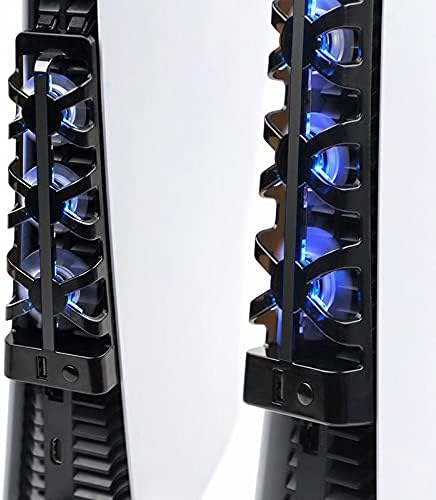Игрова конзола Kaxofang с 3 Вентилатори, за PS5 Външен USB хост-охладител с 3 Вентилатори, Аксесоари за супер-Охладител