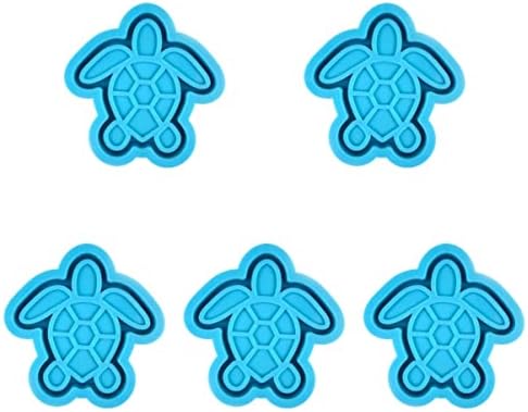 PRETYZOOM серия от 5 Силиконови форми за животни Епоксидни Форма за животни морска Костенурка Силиконова Форма За