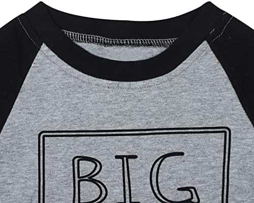 Тениска Big Brother За малки момчета, Тениска с обявяването на Големия Брат, Есенно-Зимни Детски Памучен t Риза С