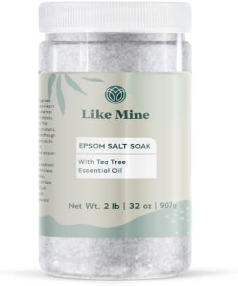 Намокряне на английската сол с Етерично масло от чаено дърво, като мен, £ 2, Смес от магнезиев сулфат за вани