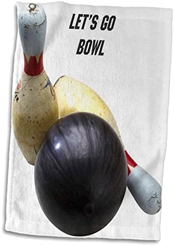 Кърпи 3dRose Florene Sports - Let ' s Bowl - (twl-33249-1)