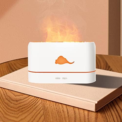 Ароматни дифузор Amketima Flame Humidifier, Преносим -безшумен Ароматни дифузер за дома, офиса или Йога упражнения