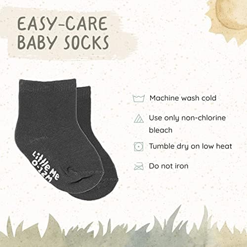 Little Me, 20 опаковки Унисекс Чорапи за бебета и малки деца, За малки момичета или Момчета, 0-12 и 12-24 месеца, опаковки